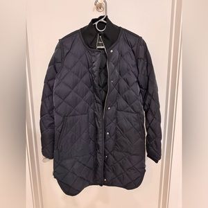 Theory quilted coat
